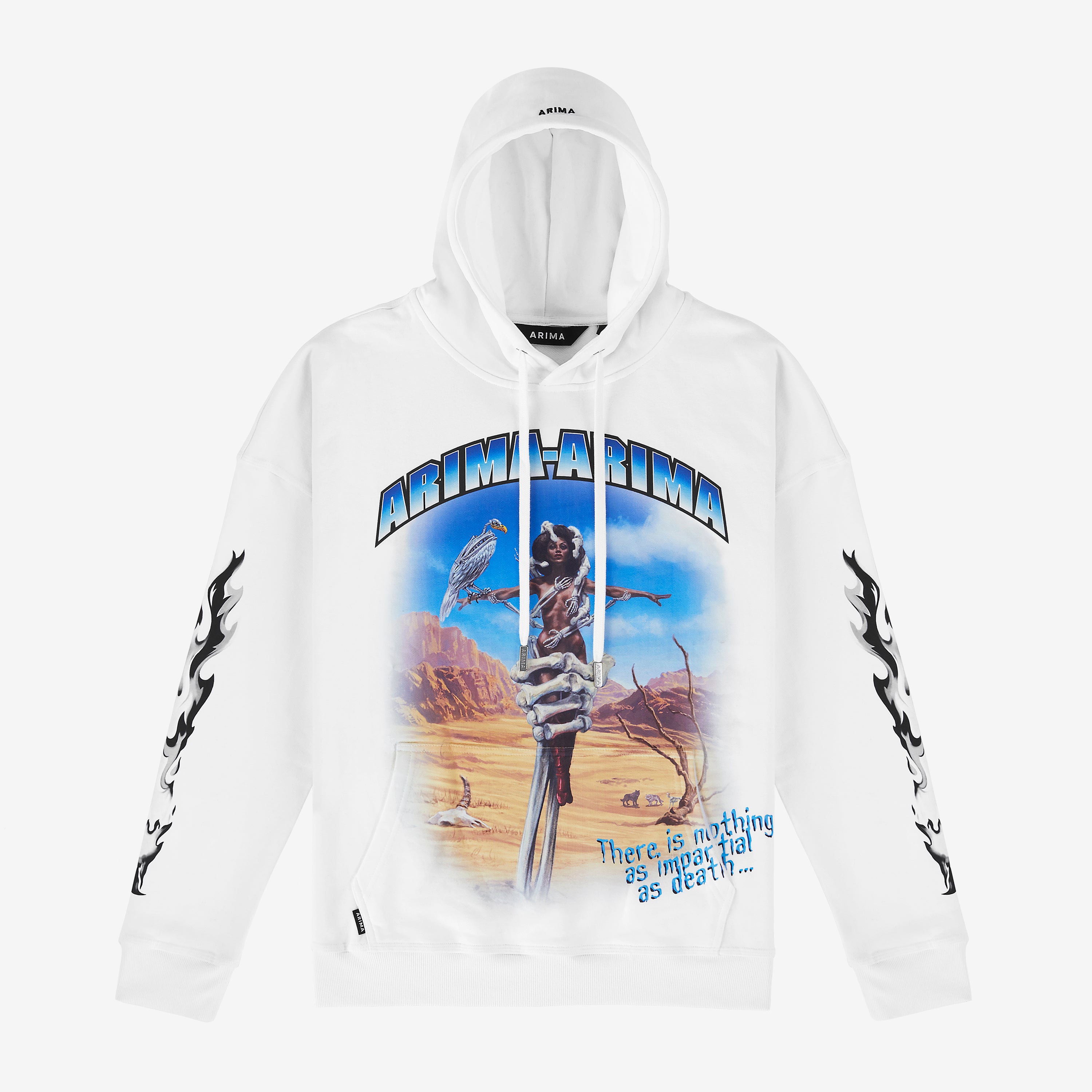 DESERT CRUCIFIX HOODIE - WHITE