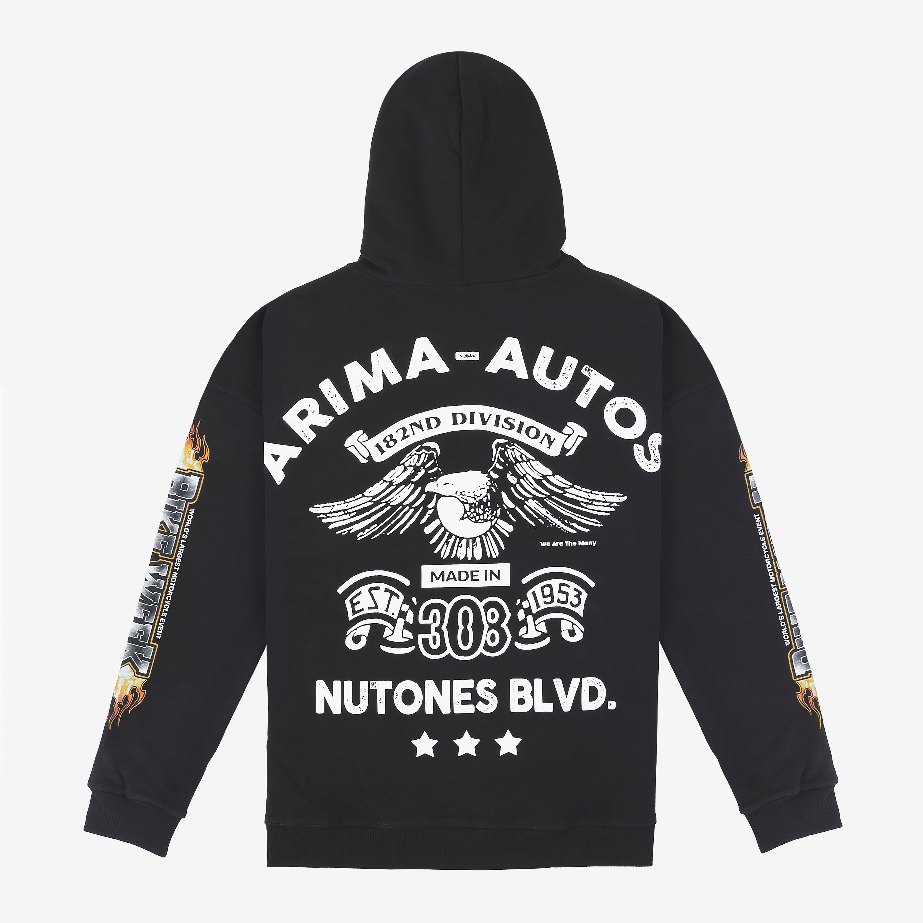 METALLIC EAGLE HOODIE